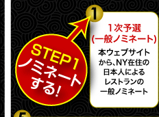 1次予選（一般ノミネート）