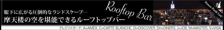 眼下に広がる圧倒的なランドスケープ…　摩天楼の空を堪能できるルーフトップバー